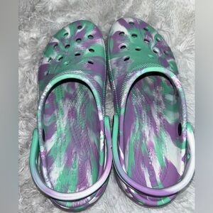 Women's Iconic Comfort Marbled Tie Dye Clogs Size 8